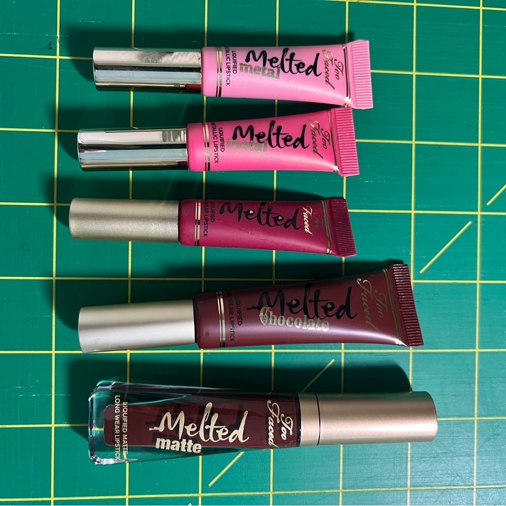 Set of 5 Too Faced Melted liquid lipstick